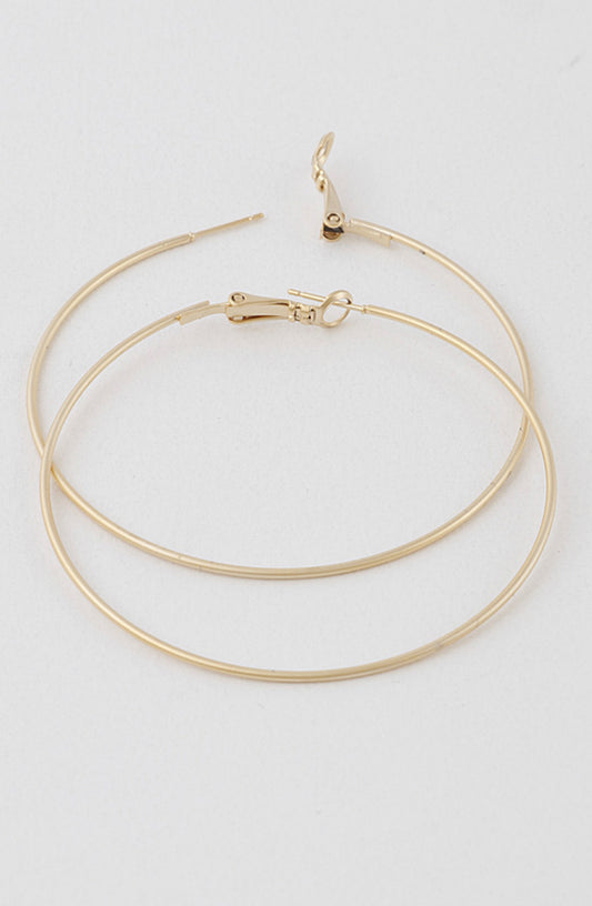 Plain Hoops (Gold)