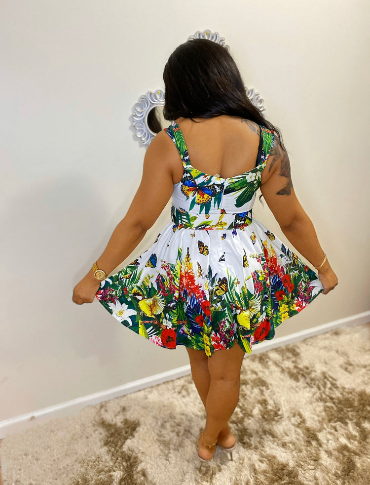 Butterfly Forest Mini Dress