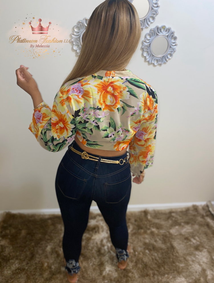 Floral Fantasy Top